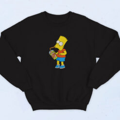 90s Bart Simpson Brain Freeze Sweatshirt