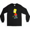 90s Bart Simpson Pee Long Sleeve Shirt