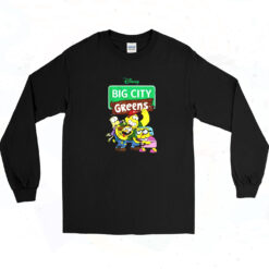 90s Big City Greens Cute Characters Long Sleeve Shirt