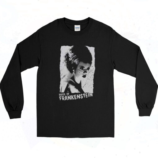 90s Bride Of Frankenstein Poster Long Sleeve Shirt