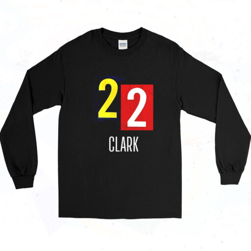 90s Caitlin Clark No22 Long Sleeve Shirt