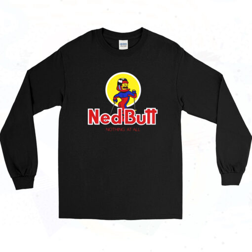 90s Cartoon Parody Skiing Long Sleeve Shirt