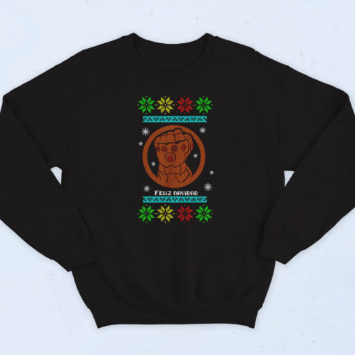 90s Christmas Poster Thanos Sweatshirt