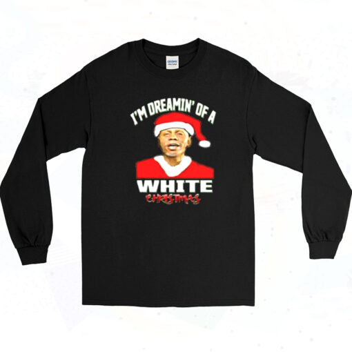 90s Clayton Bigsby Dreamin' Of A White Christmas Long Sleeve Shirt