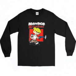 90s Comic Menace Ii Movie Long Sleeve Shirt