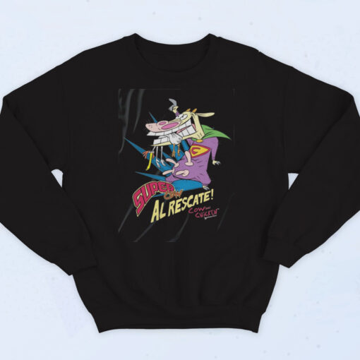 90s Cow And Chicken Sweatshirt