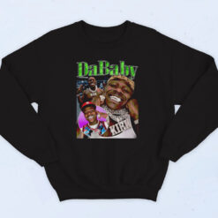 90s Dababy Da Baby Rap Tee Big Face Head Sweatshirt