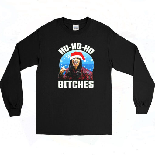 90s Dave C Rick J Ho Ho Ho Bitches Christmas Long Sleeve Shirt