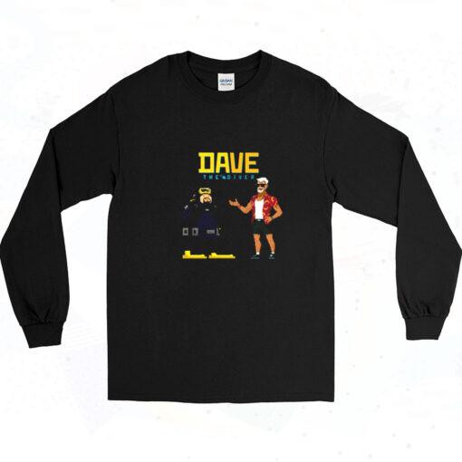 90s Dave The Diver Cobra And Dave Long Sleeve Shirt