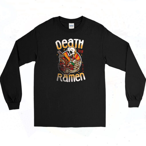 90s Death By Ramen Long Sleeve Shirt