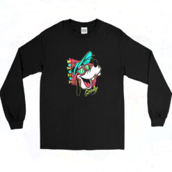 90s Disney Goofy Graphic Mickey Mouse Long Sleeve Shirt