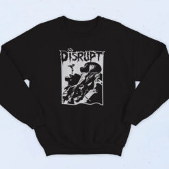 90s Disrupt T Shirt Grindcore Grunge Y2k Goth Emo Crust Sweatshirt