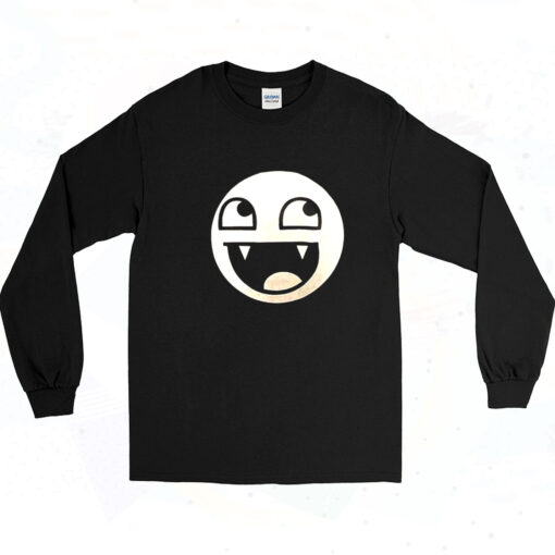 90s Epic Face Vampire Long Sleeve Shirt