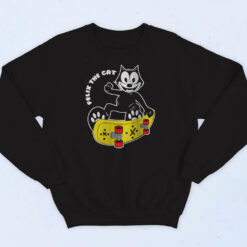 90s Felix The Cat Skateboard Sweatshirt