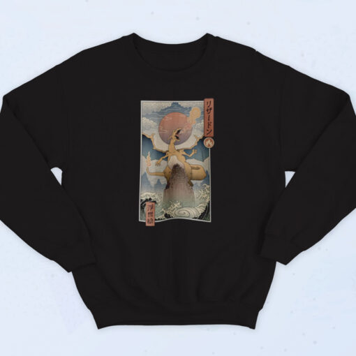 90s Fire Dragon Type Mon Sweatshirt