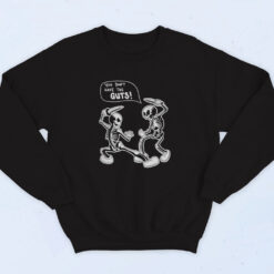 90s Funny Skeleton Sweatshirt