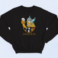 90s God Of Beer The Simpsons Sweatshirt