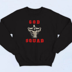 90s God Squad Lords Gym Swole Jesus Sweatshirt