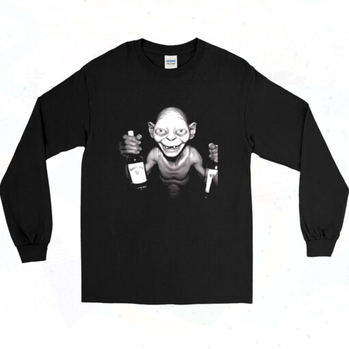 90s Gollum Funny Lotr Long Sleeve Shirt