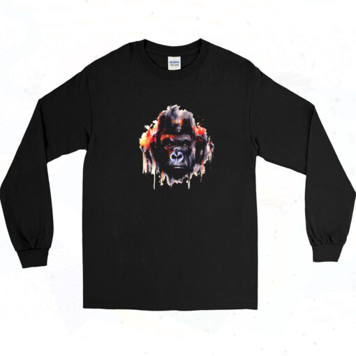 90s Gorilla Figure Long Sleeve Shirt