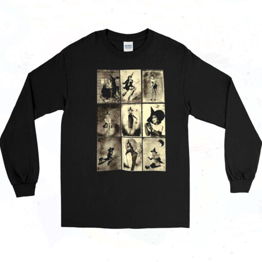 90s Gothic Women's Witches Long Sleeve Shirt