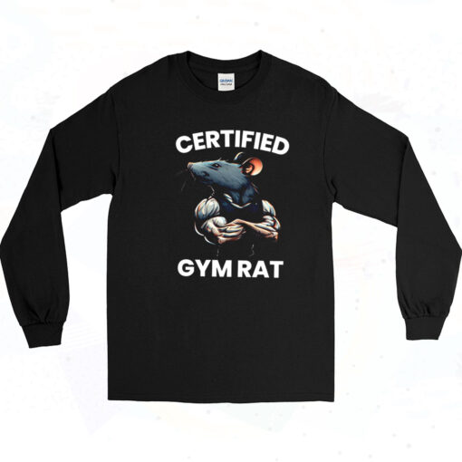 90s Gym Rat, Gym Long Sleeve Shirt