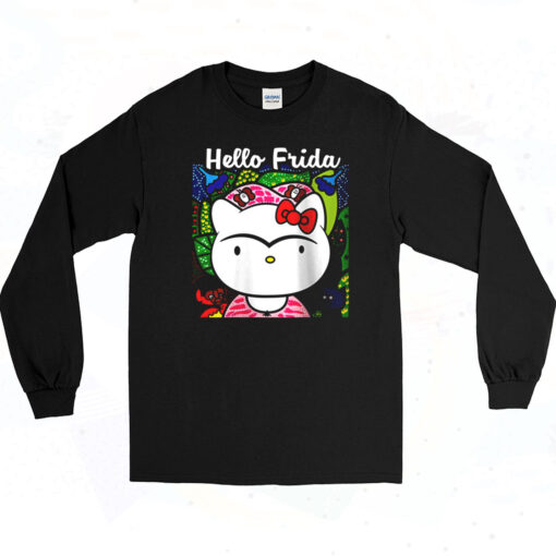 90s Hello Frida Long Sleeve Shirt