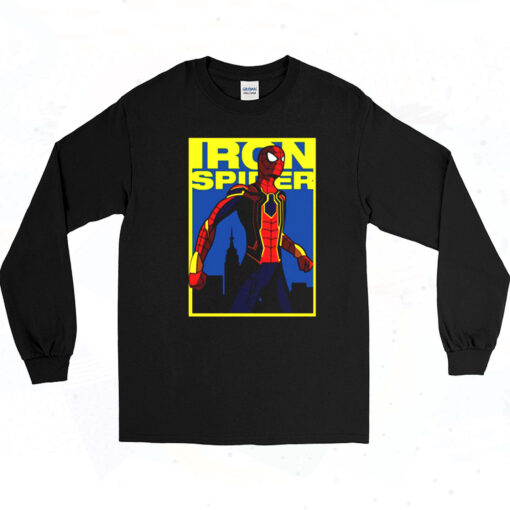 90s Iron Spider Cosplay Long Sleeve Shirt