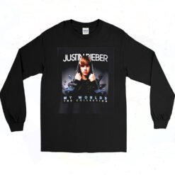 90s Justin Bieber My Worlds Long Sleeve Shirt