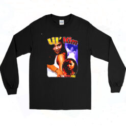 90s Lil Kim Rap Tee Big Face Head Long Sleeve Shirt