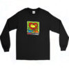 90s Love & Chinchillas! Colorful Pop Art Long Sleeve Shirt