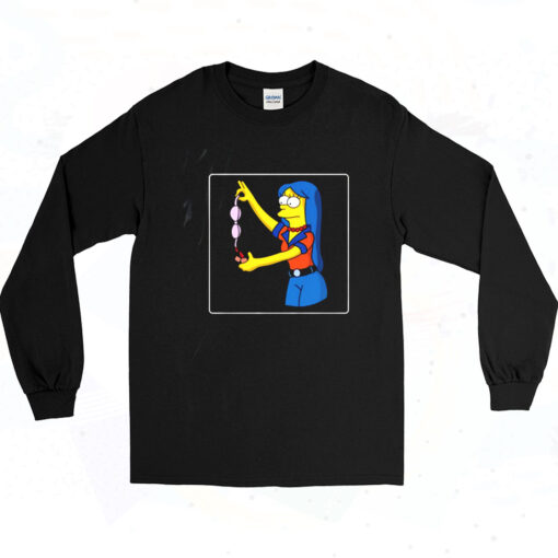 90s Marge Simpson Long Sleeve Shirt