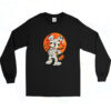 90s Mickey Mummy Holding Pumpkin Halloween Night Long Sleeve Shirt