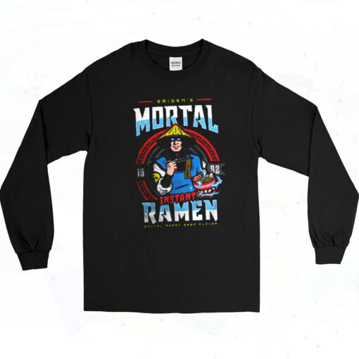 90s Mortal Ramen Long Sleeve Shirt