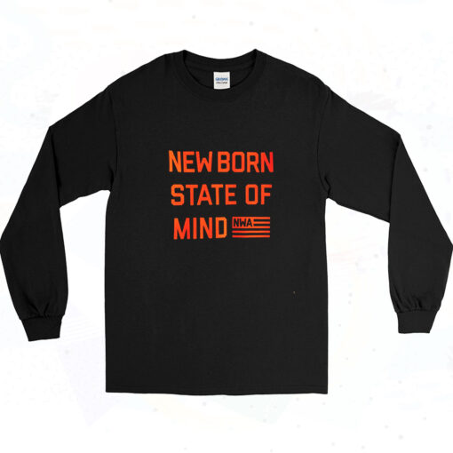 90s Nas X Jay Z 'new Born State Of Mind Long Sleeve Shirt