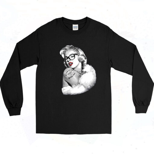 90s Nerdy Marilyn Monroe Long Sleeve Shirt