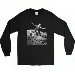 90s Pee Wee On The Moon Long Sleeve Shirt