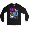 90s Sade Rap Tee Big Face Head Long Sleeve Shirt