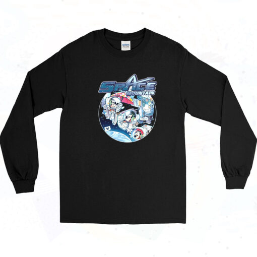 90s Space Mountain Mickey And Friends Long Sleeve Shirt