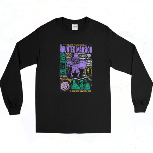 90s The Haunted Mansion Halloween Long Sleeve Shirt