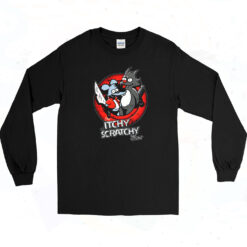 90s The Itchy And Scratchy Show Long Sleeve Shirt