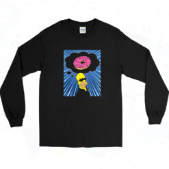 90s The Simpsons Homer Simpson Mmm Long Sleeve Shirt