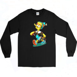 90s The Simpsons Pinokio Long Sleeve Shirt