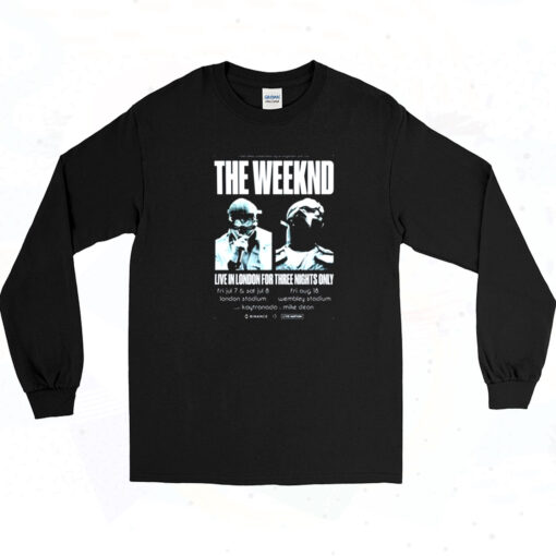 90s The Weeknd Long Sleeve Shirt