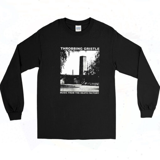 90s Throbbing Gristle Music From The Death Factory Long Sleeve Shirt