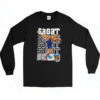 90s Tiger Kick Arcade Fighter Boss Long Sleeve Shirt