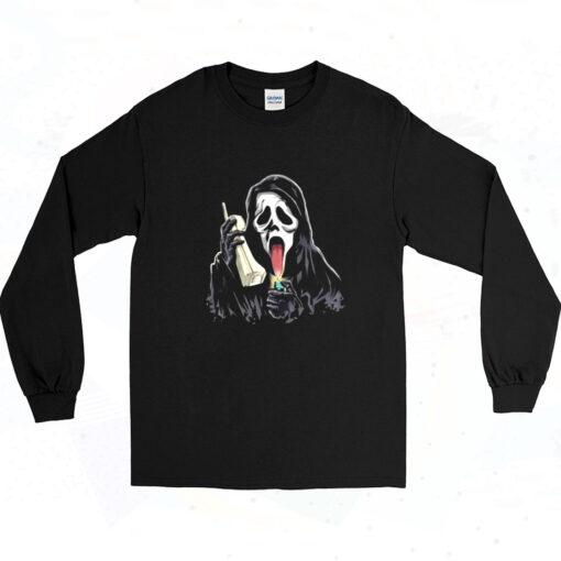 90s Wazzup Horror Long Sleeve Shirt