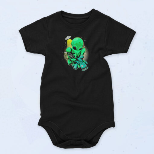 Alien Voodoo Sci Fi Organic Baby Onesies