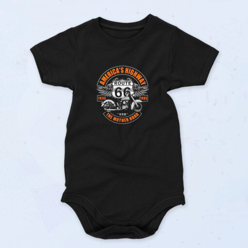 America's Highway Route 66 Organic Baby Onesies