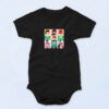 Anime Inspired Graphic Organic Baby Onesies